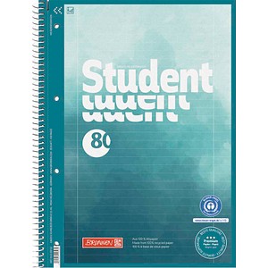 4061947153491 - Collegeblock Premium Student Recycling 27 liniert DIN A4 mit Randlinie (innen und außen) 5 St