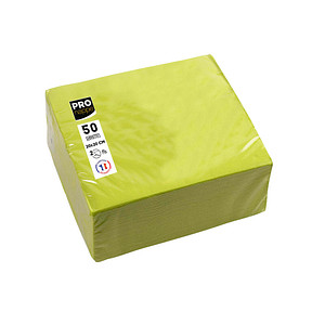 3281516220312 - Servietten kiwigrün 2-lagig 200 x 200 cm 3281516220312 50 Stück