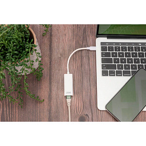 4016032386001 - Netzwerk USB 32 Gen 1 (USB 30) Adapter [1x USB 32 Gen 1 Stecker C (USB 30) - 1x RJ45-Buchse] DN-3024 Geschirmt