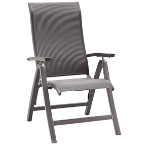 4043153088019 - BEST Gartenstuhl Klappsessel Larino anthrazit matt anthrazit