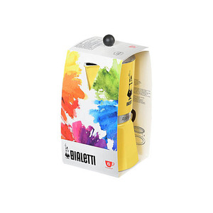 8006363018555 - 0 Rainbow - Espressokocher - gelb - für 6 Tassen 8006363018555 - 0 Rainbow - Espressokocher - gelb - für 6 Tassen