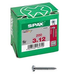4003530165740 - Universalschrauben T10 Halbrundkopf WIROX 0201010300123 3 mm x 12 mm 4003530165740 200 Stück