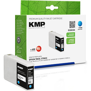 KMP E220CXX  cyan Druckerpatrone kompatibel zu EPSON T7892XXL