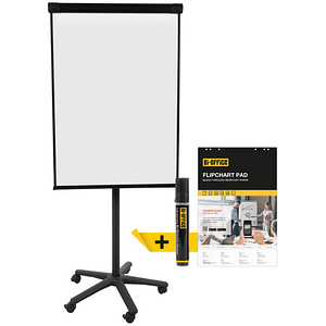 Bi-Office Flipchart Klassik, EA4806186, 70x100cm, grau, mit Rollen, mit 2 Seitenarmen 5603750506188 Bi-Office