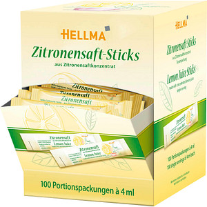 HELLMA Zitronensaft 4,0 ml Fläschchen