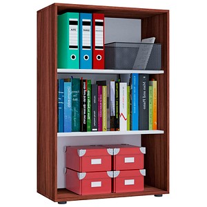 XL Lona Aktenregal nussbaum 2 Fachböden