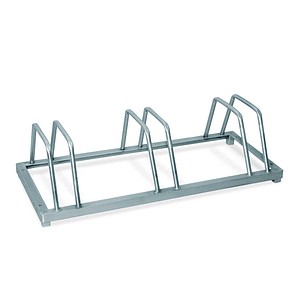 4052293588631 - Fahrradständer BxTxH 880x390x250 mm verzinkte Stahlkonstruktion Einstellplatz für 3 Fahrräder