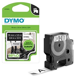 DYMO S0718050 16958 D1 Flexible Nylontape 19mm x 3,5m Black on white, ~E~ - Image 8