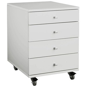VCM my office Lona Rollcontainer grau 4 Auszüge 42,0 x 50,0 x 57,0 cm
