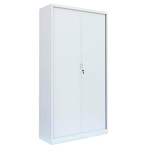 4061815525214 - Schiebetürenschrank 555157 signalweiß 4 Fachböden 1000 x 457 x 1950 cm 4061815525214 LÜLLMANN