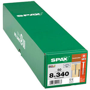 SPAX® Holzbauschrauben T40 Tellerkopf WIROX 340mm  x 8 mm, 50 St.