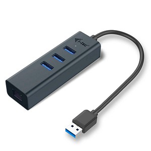 8595611701856 - Itec - i-tec usb-a hub 3 port usb 30 + Gigabit Ethernet Adapter Metall (U3METALG3HUB)