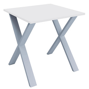 4051814379239 - Holz Schreibtisch H 76 x B 80 x T 80 cm Computertisch schlicht Füße aus hochwertigem Metall Arbeitstisch Büromöbel - Lona X 4051814379239 - Holz Schreibtisch H 76 x B 80 x T 80 cm Computertisch schlicht Füße aus hochwertigem Metall Arbeitstisch Büromöbel - Lona X