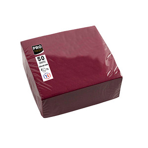 3281516220084 - Servietten bordeaux 2-lagig 200 x 200 cm 3281516220084 50 Stück 3281516220084 - Servietten bordeaux 2-lagig 200 x 200 cm 3281516220084 50 Stück