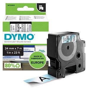 Dymo Schwarz Beschriftungsband, S0720920 Standardband (2.40 Cm, Transparent) - Image 6