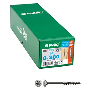 4003530257391 - Universalschrauben T40 Senkkopf Edelstahl A2 0197000802805 8 mm x 280 mm 4003530257391 50 Stück