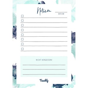 4260714130035 - Notizblock DIN A6 liniert 1 St