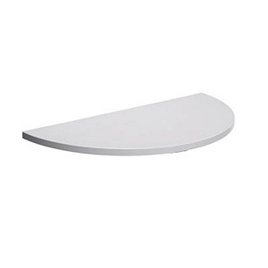 3700245511091 - Tischplatte 25-PLAT-80DRPG grau halbrund 80x40 cm (BxT) 3700245511091 SODEMATUB