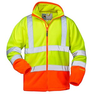 elysee® unisex Warnjacke LEO gelb Größe XL