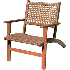 4041908122964 - Sitzgruppe SONORA dunkelbraun Garten Sitzgruppe Outdoor Braun Holz Balkonset Set