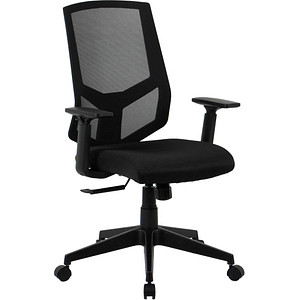 4067429100090 -  Bürostuhl  schwarz   schwarz mit Armlehnen bis 125kg 4067429100090 Head