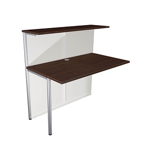 Milano Anbautheke weiß/wenge