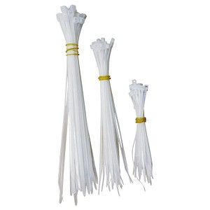 4004722627190 - 75-teiliges Kabelbinder-Set weiß B20446 4004722627190 75 Stück