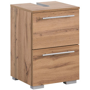 4027181112663 - Waschbeckenunterschrank Carlos eiche landhaus 402 x 350 x 591 cm 4027181112663 MÖBELPARTNER