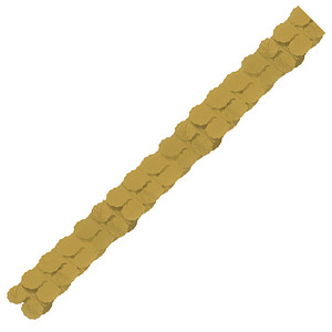 amscan® Papier-Girlande gold 1 St.