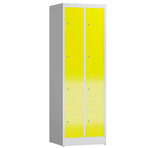 4061815857049 - Schließfachschrank ClassiX lichtgrau zinkgelb X-520426 8 Schließfächer 590 x 500 x 1800 cm 4061815857049 LÜLLMANN 4061815857049 - Schließfachschrank ClassiX lichtgrau zinkgelb X-520426 8 Schließfächer 590 x 500 x 1800 cm 4061815857049 LÜLLMANN