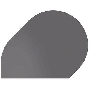4032062321577 - Anbautisch höhenverstellbar RA81 grafit grau Tropfenform 1030 x 800 x 680 - 850 cm