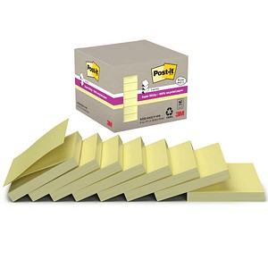 Post-it® Z-Notes Haftnotizen gelb, 6 Blöcke