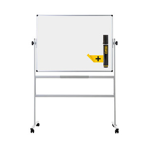 Bi-Office Stativdrehtafel-Whiteboard Maya, QR0603, 150x100cm, lackiert, Aluminiumrahmen 5603750106487 Bi-Office