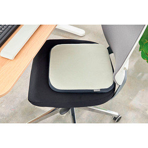 4002432134724 - Ergo Active Balance-Sitzkissen 6540 Stoffbezug Waschbar 360 x 360 x 55 mm Hellgrau