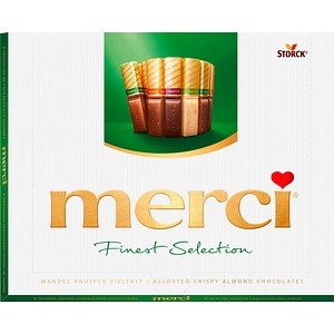merci® Finest Selection MANDEL KNUSPER VIELFALT Pralinen 250,0 g