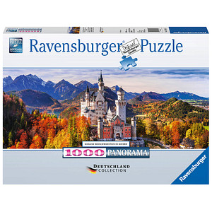 Ravensburger Panorama Schloss in Bayern Puzzle, 1000 Teile