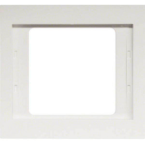 4011334263173 - 1-fach Steckdosenrahmen weiß 87 x 81 cm 4011334263173 BERKER 4011334263173 - 1-fach Steckdosenrahmen weiß 87 x 81 cm 4011334263173 BERKER