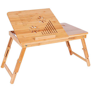 6955880345168 - CALICOSY - Klapptisch fürs Bett aus Bambus für einen neigbaren Laptop-PC - L55 cm - Holz 6955880345168 - CALICOSY - Klapptisch fürs Bett aus Bambus für einen neigbaren Laptop-PC - L55 cm - Holz