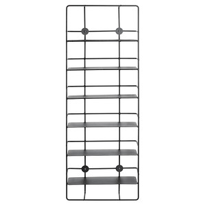 4001070375636 - HAKU Möbel Wandregal (BHT 37x103x14 cm) BHT 37x103x14 cm schwarz Steckboard Wandboard