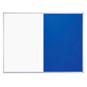 FRANKEN Whiteboard-Pinnwand X-tra!Line 60,0 x 45,0 cm Textil blau