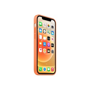 Silikon Case Handy-Cover für Apple iPhone 12/12 Pro orange