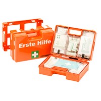 Leina-Werke Erste-Hilfe Koffer Maxi, Inhalt nach DIN 13157, Orange -  Erste-hilfe kaufen - sicherheitsfachgeschäft
