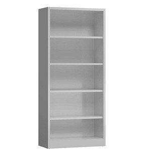 4061815694897 - Lüllmann - Aktenregal Bücherregal 45 oh 1800 x 800 x 380 mm lichtgrau - grau