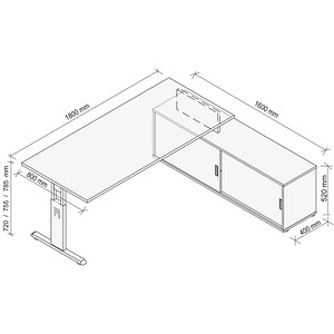 4032062332078 - OSE19SB höhenverstellbarer Schreibtisch eiche rechteckig T-Fuß-Gestell weiß 1800 x 800 cm 4032062332078 - OSE19SB höhenverstellbarer Schreibtisch eiche rechteckig T-Fuß-Gestell weiß 1800 x 800 cm