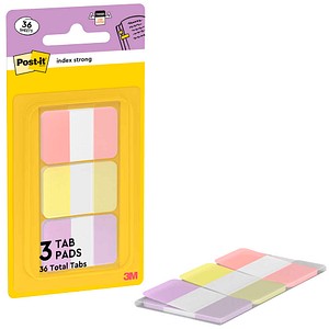 Post-it® Index Strong Haftmarker farbsortiert 36 Streifen