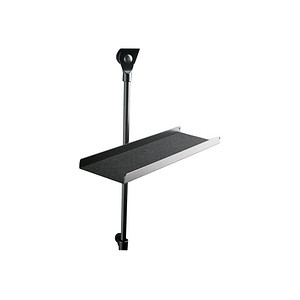 K&M 12218 Ablage / Instrumentenablage ALU für Noten-und Mikrofonständer