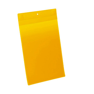 10 DURABLE Magnettaschen gelb 22,3 x 36,8 cm