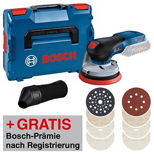 4053423257533 - AKTION BOSCH Professional GEX 18V-125 + M480 Akku-Exzenterschleifer-Set 180 V ohne Akku mit Prämie nach Registrierung 4053423257533 - AKTION BOSCH Professional GEX 18V-125 + M480 Akku-Exzenterschleifer-Set 180 V ohne Akku mit Prämie nach Registrierung