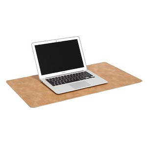 4003368112879 - Schreibtischunterlage hellbraun Kunstleder 700 x 400 cm 1 St