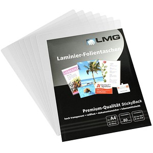 4250504599173 - Laminierfolien A4 2 x 80 mic selbstklebend glänzend 4250504599173 LMGA4-80S-25 25 Stück 4250504599173 - Laminierfolien A4 2 x 80 mic selbstklebend glänzend 4250504599173 LMGA4-80S-25 25 Stück
